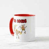 Mug Groupe de Rock (Devant gauche)
