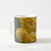 Mug Groupe de Roses de Jardin Jaune (Devant gauche)