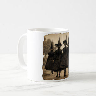 Mug Groupe de sorciers à Halloween