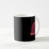 Mug groupe de soutien rouge arc-en-ciel sensibilisatio (Devant droit)