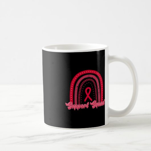 Mug groupe de soutien rouge arc-en-ciel sensibilisatio (Droite)