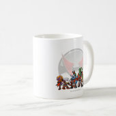 Mug Groupe de station spatiale de Virtupets d'équipe (Devant droit)