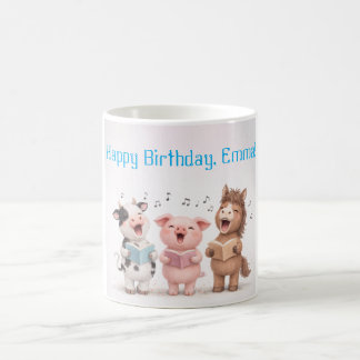 Mug Groupe des Animaux de la Ferme Anniversaire