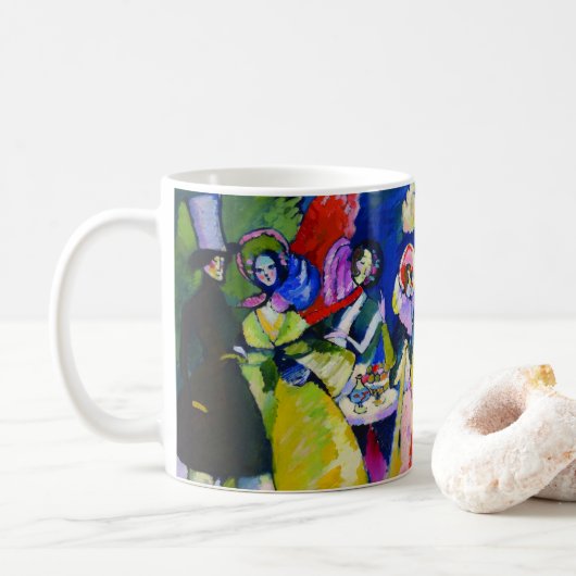 Mug Groupe en Crinolines par Wassily Kandinsky (Avec donut)