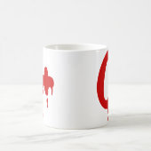 Mug Groupe sanguin O+ Hôpital d'horreur positif (Centre)