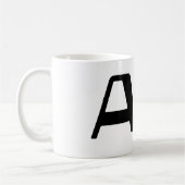 Mug Groupe sanguin Un Kanji Japonais (Gauche)