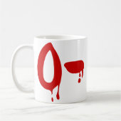 Mug Groupe Sanitaire O- Hôpital Négatif #Horror (Gauche)