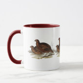 Mug Grouse rouge (Gauche)