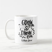 Mug Grow Em Show Em Lamb Custom Name (Gauche)