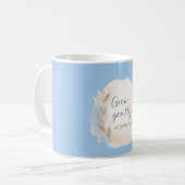 Mug Grow Gently – Minimal Aesthetic Quote Design | Dil (Devant gauche)