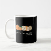 Mug Grow In Grace Pumpkins Fall Thanksgiving Christian (Gauche)