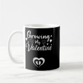 Mug Growing My Valentine Pregnancy New Mom Valentines  (Gauche)