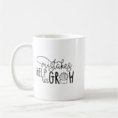 Mug Growth Mindset Teacher Mistakes Help Us Grow Men W (Gauche)