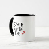 Mug 'Growth Starts Here' Teacher Thank You Gift  (Devant gauche)