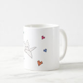 Mug Grue à papier volante (Devant droit)