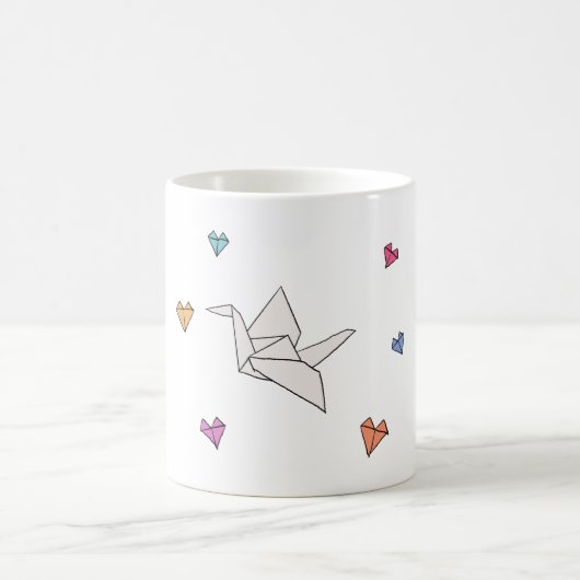 Mug Grue à papier volante (Centre)