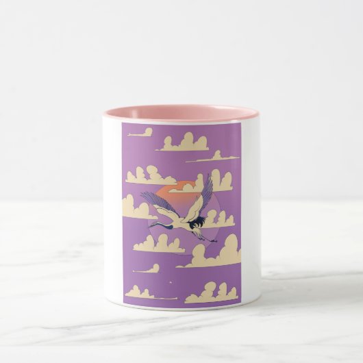 Mug Grue asiatique rose (Centre)