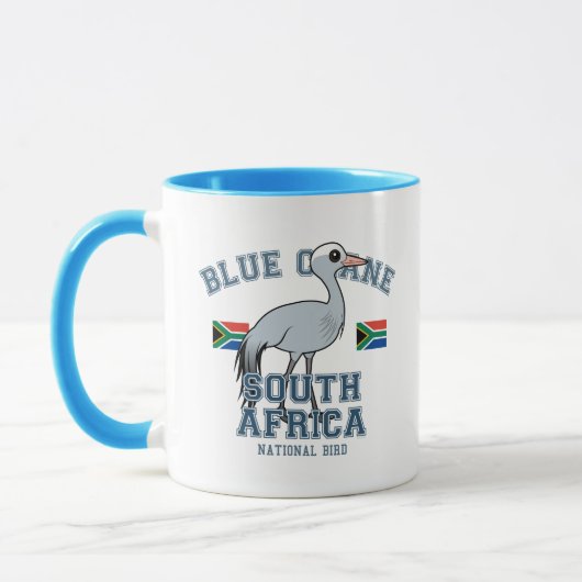 Mug Grue bleue de l'Afrique du Sud (Gauche)