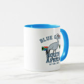 Mug Grue bleue de l'Afrique du Sud (Devant droit)