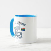 Mug Grue bleue de l'Afrique du Sud (Devant gauche)
