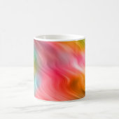 Mug Grue colorée Fleur Wavy Texture (Centre)