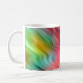 Mug Grue colorée Fleur Wavy Texture (Gauche)