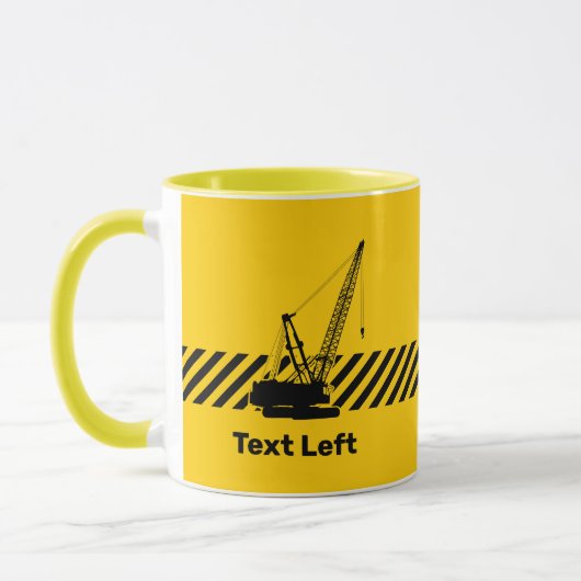 Mug Grue de construction (Gauche)