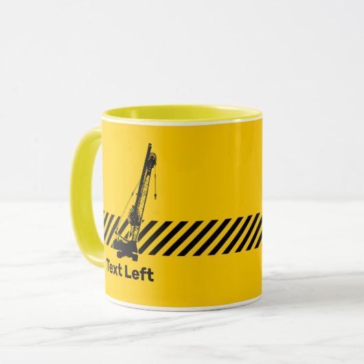 Mug Grue de construction (Devant gauche)