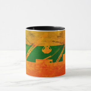 Mug Grue de construction Imaginaire Grue de rameur d'a