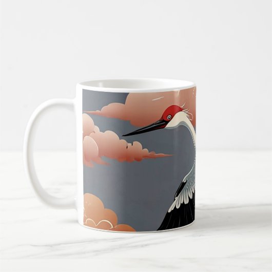 Mug Grue japonaise (Gauche)