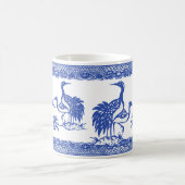 Mug Grues de saule bleu Oiseau Chinoiserie traditionne (Centre)