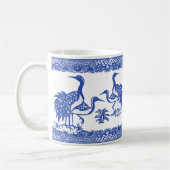 Mug Grues de saule bleu Oiseau Chinoiserie traditionne (Gauche)