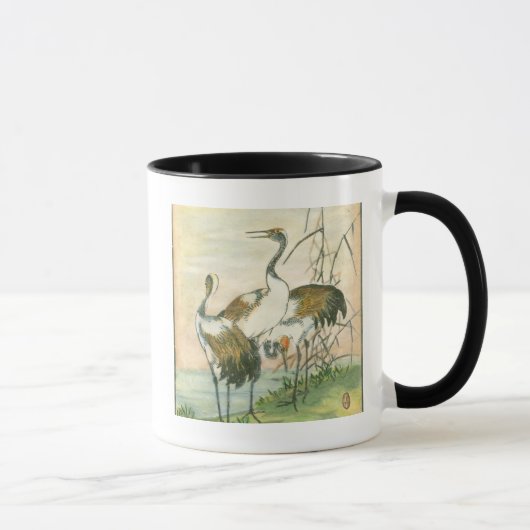 Mug Grues orientales au bord de l'eau (Droite)