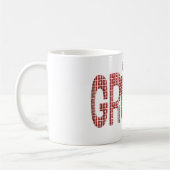 Mug Grüezi avec une superposition de drapeaux suisses. (Gauche)
