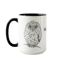 Grumpy African Barbe Owlet Design