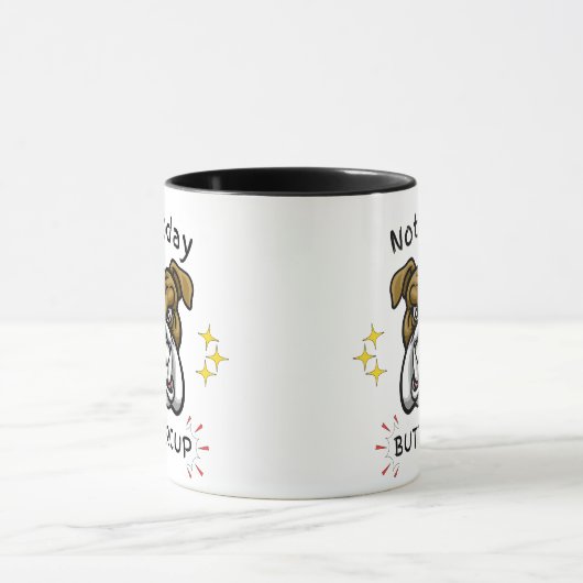 Mug Grumpy Bulldog Cup, Dog Lover Gift Idea, Pet Humor (Centre)