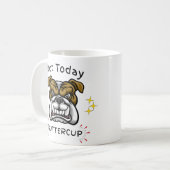 Mug Grumpy Bulldog, Dog Lover,  Pet Lover Gift, Pet (Devant gauche)