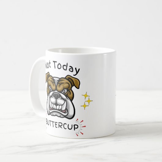 Mug Grumpy Bulldog, Dog Lover,  Pet Lover Gift, Pet (Devant gauche)