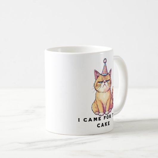 Mug Grumpy Cat Birthday (Devant droit)