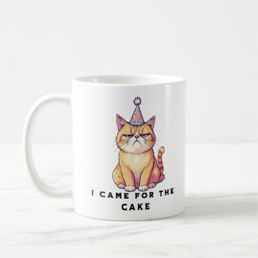 Mug Grumpy Cat Birthday (Gauche)