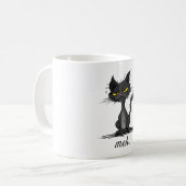 Mug GRUMPY CAT - Drôle Meh Cat - Crazy Cat Lady Cadeau (Devant gauche)