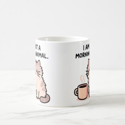 Mug Grumpy Cat Morning Humor (Centre)