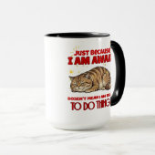 Mug Grumpy Cat Sarcastic Quote (Devant droit)