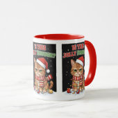 Mug Grumpy Christmas Cat (Devant droit)