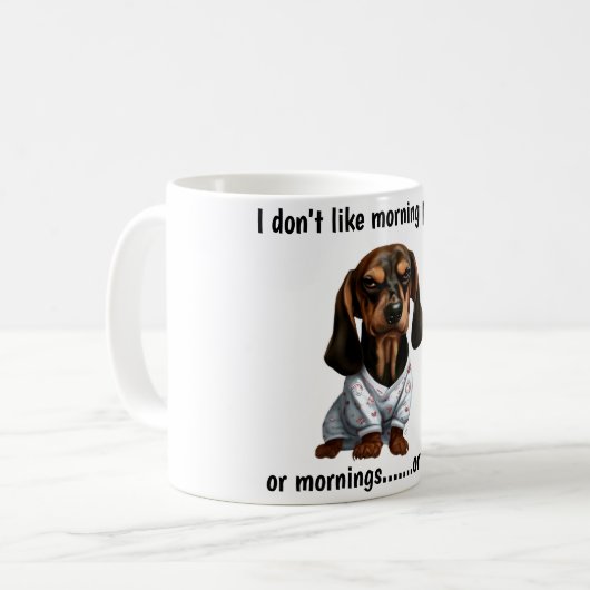 Mug Grumpy Dachshund (Devant gauche)