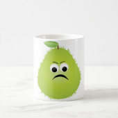 Mug Grumpy Fuzzy Pear Visage Fruit drôle Caractère (Centre)
