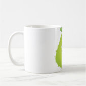 Mug Grumpy Fuzzy Pear Visage Fruit drôle Caractère (Gauche)