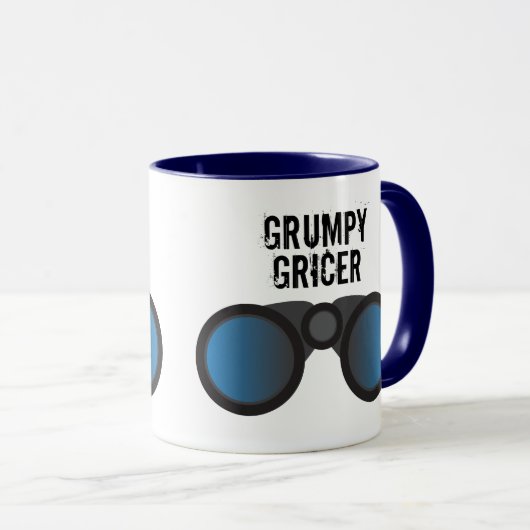 Mug Grumpy Gricer Train Spotter Gunzel Rail Buff (Devant droit)