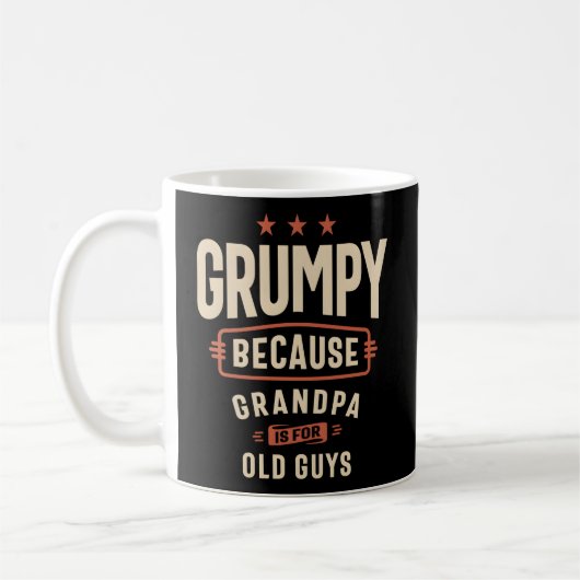 Mug Grumpy La Fête des pères De La Fierté Du Vieux Guy (Gauche)
