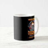 Mug Grumpy Sarcastic Inprévisible Technique De Mainten (Devant droit)
